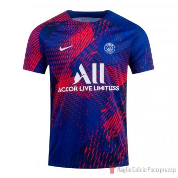 Maglia Pre-partita Del Paris Saint-germain 2022 Azul Y Rojo