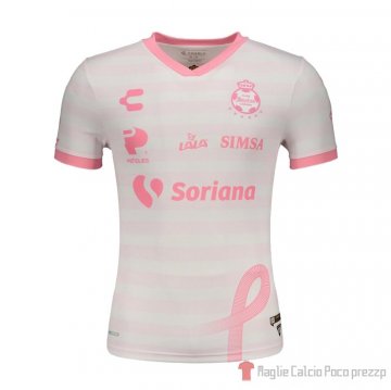 Thailandia Maglia Santos Laguna Octubre Rosa 2021