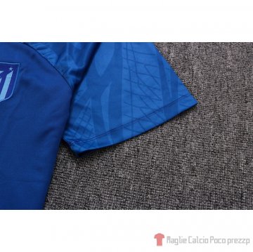 Tuta Da Track Atletico Madrid Manica Corta 2022-2023 Azul - Pantalon Corto