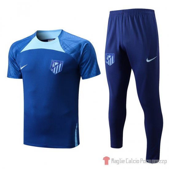 Tuta Da Track Atletico Madrid Manica Corta 2022-2023 Blu - Clicca l'immagine per chiudere