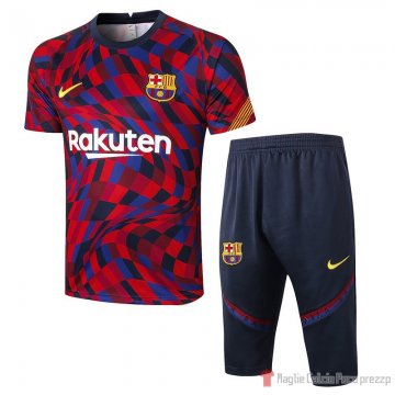 Tuta Da Track Barcellona Manica Corta 2020-2021 Rosso Tuta Da Track Barcellona Manica Corta 2020-2021 Rosso