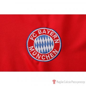 Tuta Da Track Bayern Munich Manica Corta 2021-22 Rosso