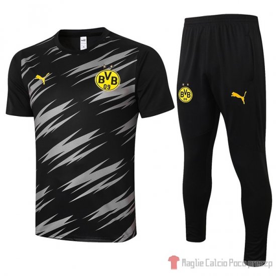 Tuta Da Track Borussia Dortmund Manica Corta 20-21 Nero - Clicca l'immagine per chiudere