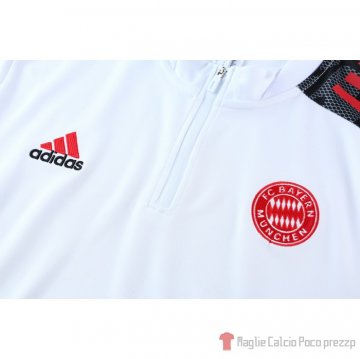 Tuta Da Track Felpa Bayern Munich 2021-22 Bianco