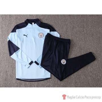 Tuta Da Track Felpa Manchester City 20-21 Blu