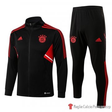 Tuta Da Track Giacca Bayern Munich Bambino 22-23 Nero Tuta Da Track Giacca Bayern Munich Bambino 22-23 Nero