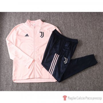 Tuta Da Track Giacca Juventus Bambino 20-21 Rosa