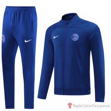 Tuta Da Track Giacca Paris Saint-germain 2022-2023 Blu