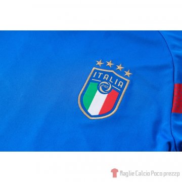Tuta Da Track Italia Manica Corta 2022-23 Azul