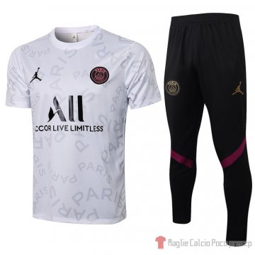 Tuta Da Track Paris Saint-germain Jordan Manica Corta 21-22 Bianco Tuta Da Track Paris Saint-germain Jordan Manica Corta 21-22 Bianco