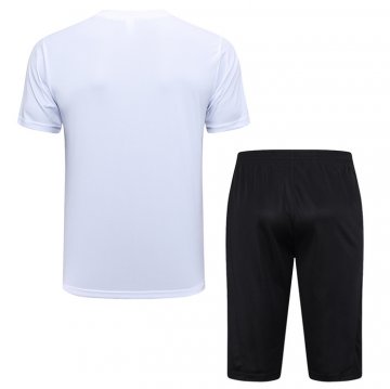 Tuta Da Track Paris Saint-germain Jordan Manica Corta 23-24 Blanco - Pantalon Corto