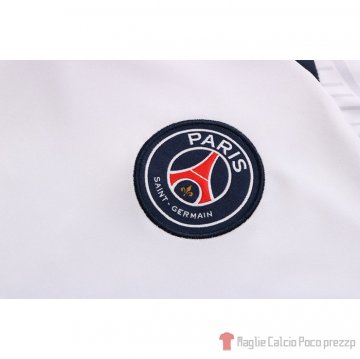 Tuta Da Track Paris Saint-germain Manica Corta 2022-2023 Bianco