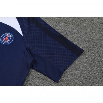 Tuta Da Track Paris Saint-germain Manica Corta 22-23 Blu - Pantalon Corto