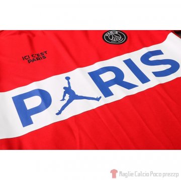 Tuta da Track Paris Saint-Germain Jordan Manica Corta 2020/2021 Rosso