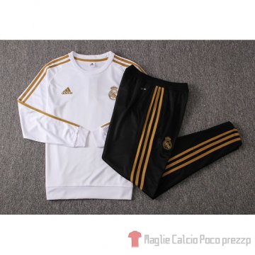 Tuta da Track Real Madrid 2019/2020 Bianco e Oro