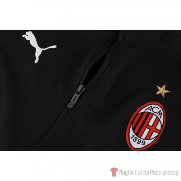 Tuta da Track Giacca Milan 2020-21 Negro Y Rojo