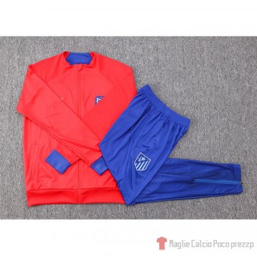 Tuta da Track Giacca Atletico Madrid 2022-23 Rojo