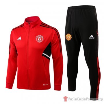 Giacca Tuta Manchester United 22-23 Rojo Giacca Tuta Manchester United 22-23 Rojo