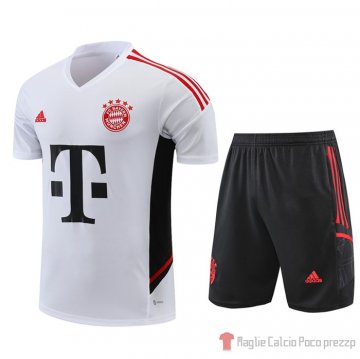 Chandal Del Bayern Munich Manica Corta 2022-23 Blanco - Pantalon Corto