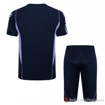 Tuta da Track Cruzeiro Manica Corta 23-24 Azul - Pantalon Corto