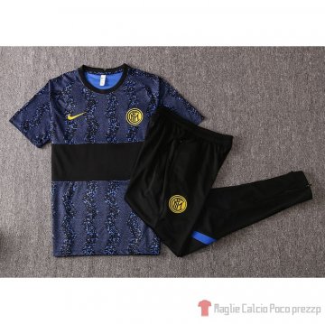 Tuta da Track Inter Milan Manica Corta 20-21 Azul Y Negro