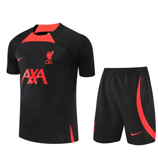 Chandal Del Liverpool Manica Corta 2022-2023 Negro - Pantalon Corto - Clicca l'immagine per chiudere