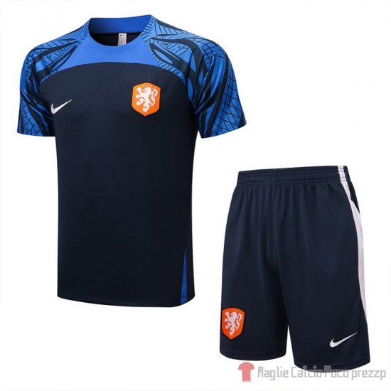 Tuta da track Paises Bajos Manica Corta 22-23 Azul - Pantalon Corto - Clicca l'immagine per chiudere