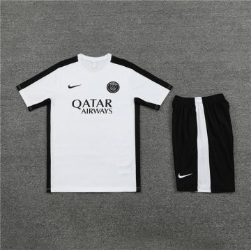 Tuta da Track Paris Saint-germain Manica Corta 23-24 Blanco - Pantalon Corto