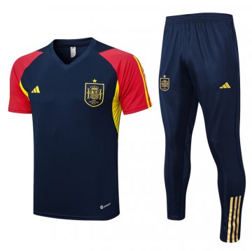Tuta da track Spagna Manica Corta 23-24 Azul Tuta da track Spagna Manica Corta 23-24 Azul