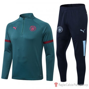 Tuta Da Track Felpa Manchester City 21-22 Verde Tuta Da Track Felpa Manchester City 21-22 Verde