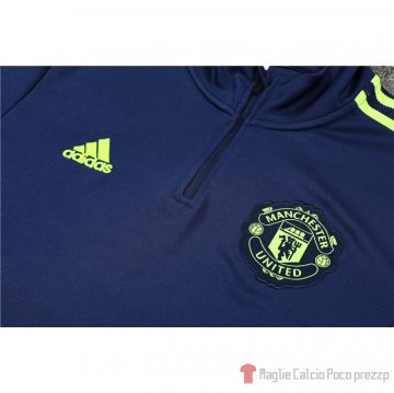 Felpa Della Tuta Manchester United 22-23 Azul Y Verde