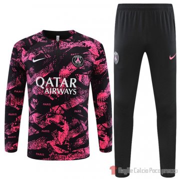 Felpa Della Tuta Paris Saint-germain 2022-23 Negro Y Rosa Felpa Della Tuta Paris Saint-germain 2022-23 Negro Y Rosa