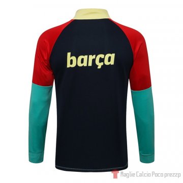 Giacca Barcellona 21-22 Blu E Rosso