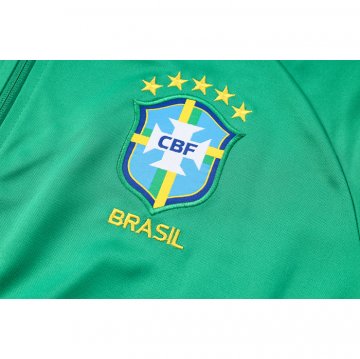 Giacca Della Tuta Brasile 23-24 Verde