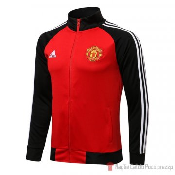 Giacca Manchester United 2021-22 Rojo Y Negro Giacca Manchester United 2021-22 Rojo Y Negro
