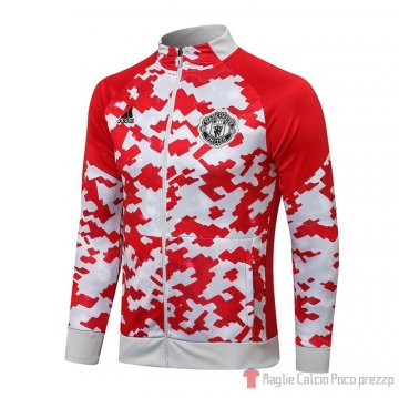 Giacca Manchester United 2021-22 Rosso Giacca Manchester United 2021-22 Rosso