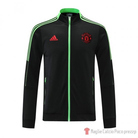 Giacca Manchester United 21-22 Nero - Clicca l'immagine per chiudere