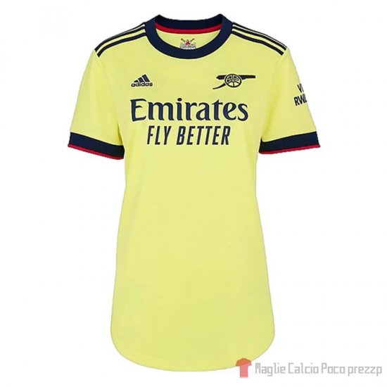Maglia Arsenal Away Donna 21-22 - Clicca l'immagine per chiudere