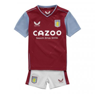 Maglia Aston Villa Home Bambino 22-23 Maglia Aston Villa Home Bambino 22-23