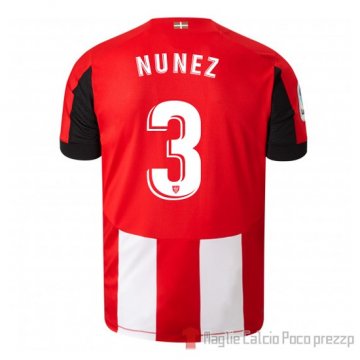 Maglia Athletic Bilbao Giocatore Nunez Home 2019/2020 Maglia Athletic Bilbao Giocatore Nunez Home 2019/2020