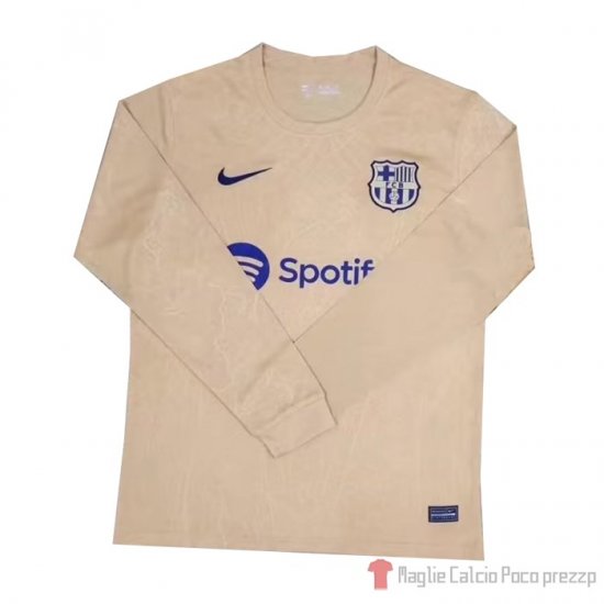 Maglia Barcellona Away Manica Lunga 22-23 - Clicca l'immagine per chiudere