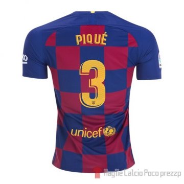 Maglia Barcellona Giocatore Pique Home 2019/2020 Maglia Barcellona Giocatore Pique Home 2019/2020