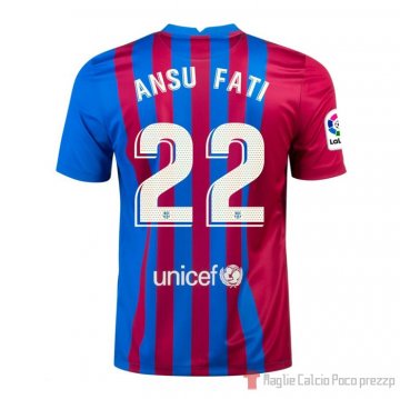 Maglia Barcellona Giocatore Ansu Fati Home 21-22