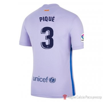 Maglia Barcellona Giocatore Pique Away 21-22 Maglia Barcellona Giocatore Pique Away 21-22
