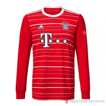 Maglia Bayern Munich Home Manica Lunga 22-23 Maglia Bayern Munich Home Manica Lunga 22-23