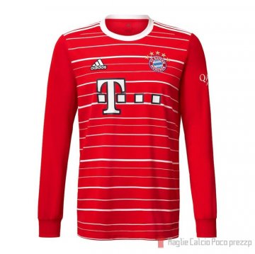 Maglia Bayern Munich Home Manica Lunga 22-23