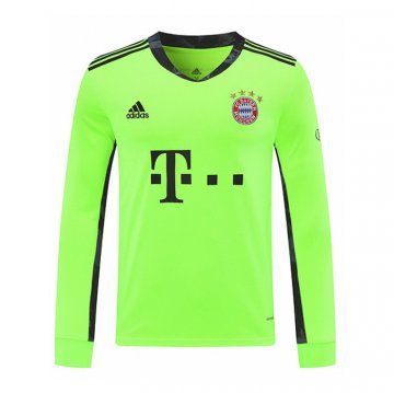 Maglia Bayern Munich Portiere Manica Lunga 20-21 Verde