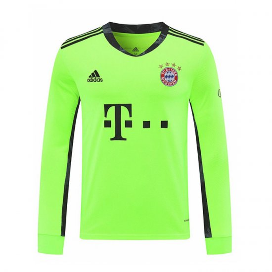 Maglia Bayern Munich Portiere Manica Lunga 20-21 Verde - Clicca l'immagine per chiudere