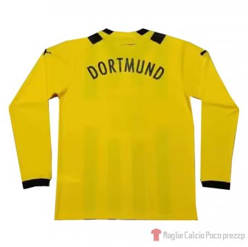 Maglia Borussia Dortmund Home Maniche Lunghe 22-23