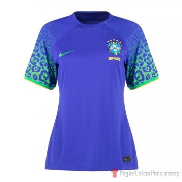 Maglia Brasile Away Donna 2022